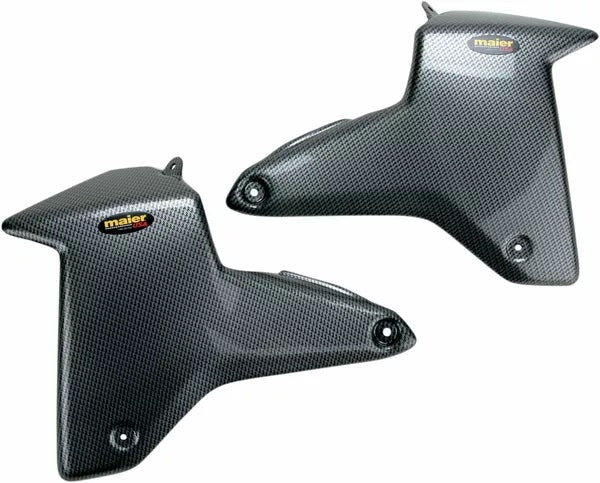 MAIER RADIATOR AIR SCOOPS SUZUKI LTR450 BLACK CARBON FIBER