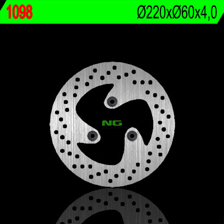 NG BRAKE DISC REAR HONDA ATV TRX 300EX '93-'12
