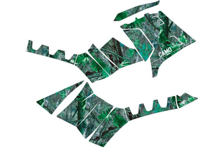 POLARIS 1000 SPORTSMAN FOREST ATV CAMO GRAPHIC KIT GREEN