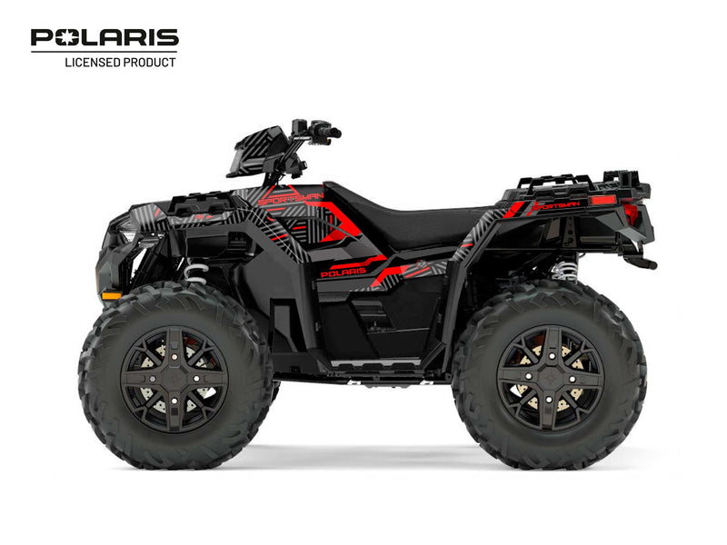 Laden Sie das Bild in Galerie -Viewer, POLARIS 1000 SPORTSMAN XP FOREST ATV EPIK GRAPHIC KIT BLACK
