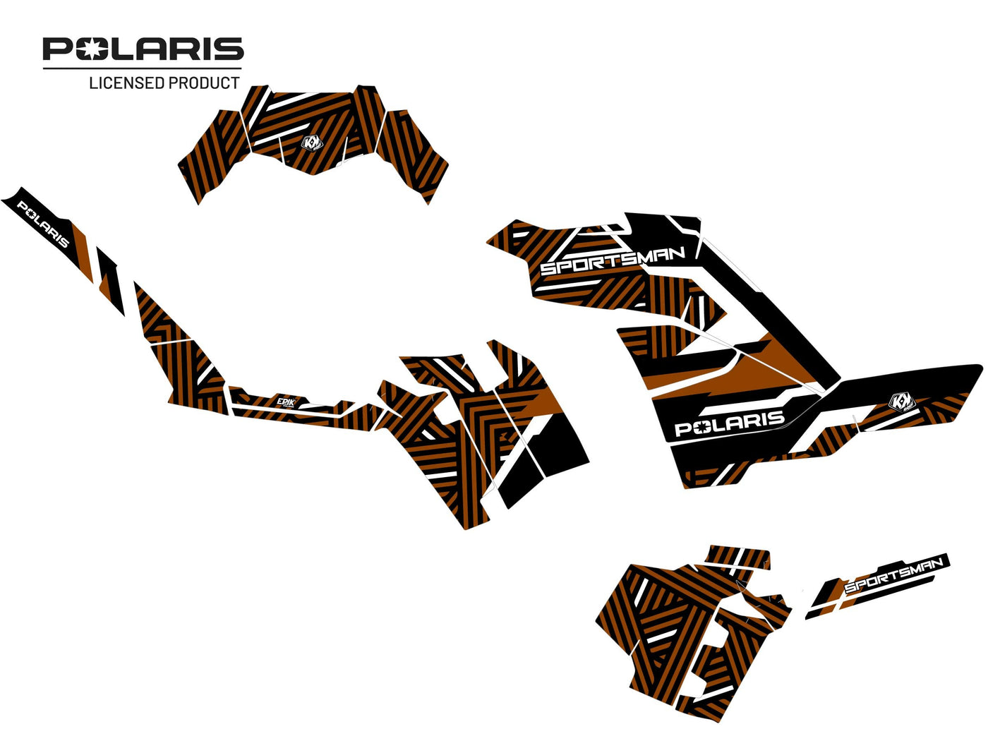 POLARIS-1000-SPORTSMAN-XP-FOREST-ATV-EPIK-GRAPHIC-KIT-COPPER