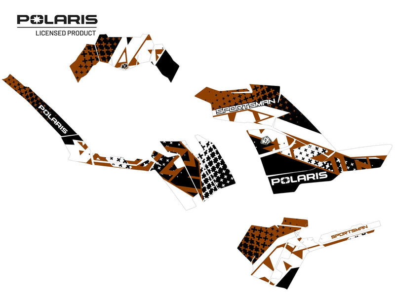 Chargez l&#39;image dans la visionneuse de la galerie, POLARIS 1000 SPORTSMAN XP FOREST ATV STUN GRAPHIC KIT COPPER
