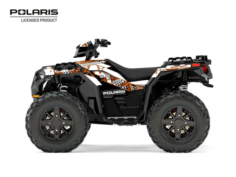 Laden Sie das Bild in Galerie -Viewer, POLARIS 1000 SPORTSMAN XP FOREST ATV STUN GRAPHIC KIT COPPER
