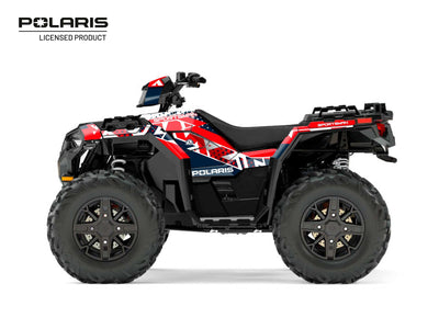 POLARIS 1000 SPORTSMAN XP FOREST ATV STUN GRAPHIC KIT WHITE