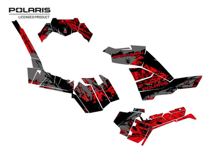 POLARIS 1000 SPORTSMAN XP S FOREST ATV CHASER GRAPHIC KIT BLACK