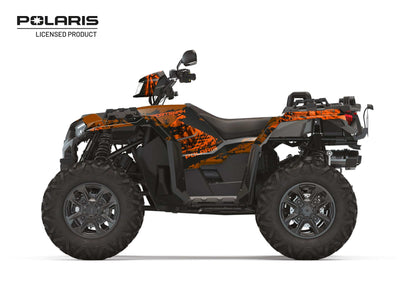POLARIS 1000 SPORTSMAN XP S FOREST ATV CHASER GRAPHIC KIT COPPER