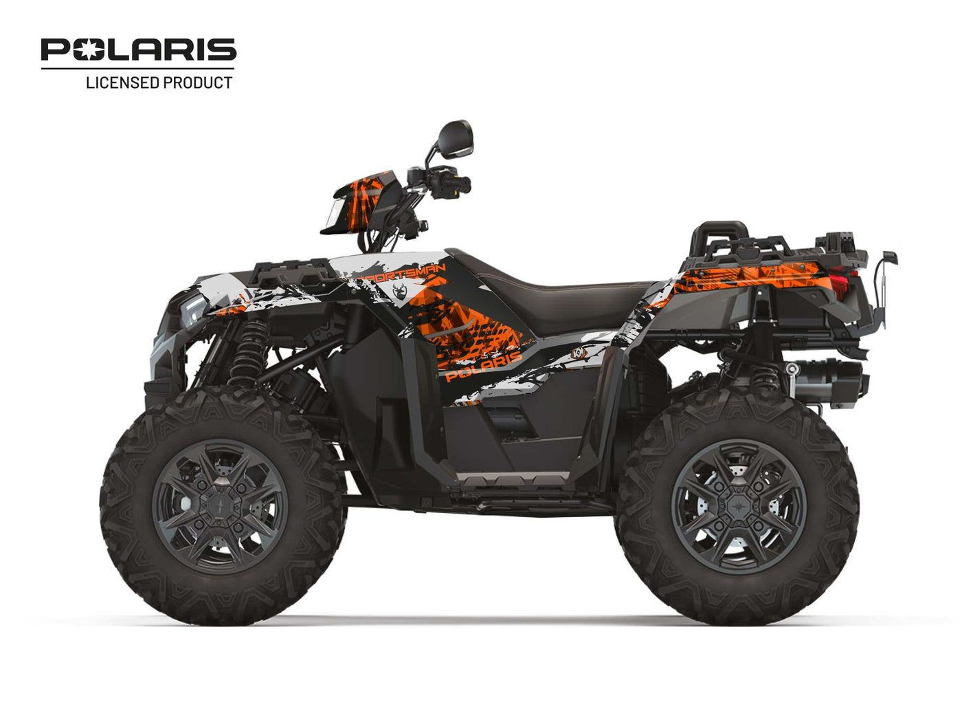 POLARIS 1000 SPORTSMAN XP S FOREST ATV CHASER GRAPHIC KIT GREY