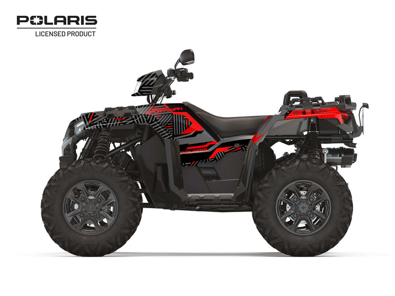 Laden Sie das Bild in Galerie -Viewer, POLARIS 1000 SPORTSMAN XP S FOREST ATV EPIK GRAPHIC KIT BLACK
