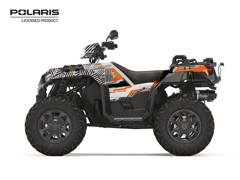 Laden Sie das Bild in Galerie -Viewer, POLARIS 1000 SPORTSMAN XP S FOREST ATV EPIK GRAPHIC KIT GREY
