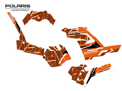 POLARIS 1000 SPORTSMAN XP S FOREST ATV EPIK GRAPHIC KIT ORANGE