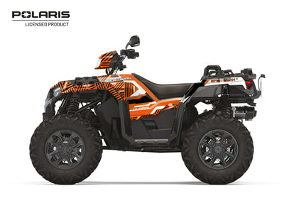 POLARIS 1000 SPORTSMAN XP S FOREST ATV EPIK GRAPHIC KIT ORANGE