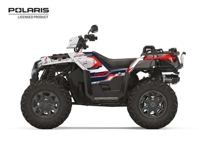POLARIS 1000 SPORTSMAN XP S FOREST ATV EPIK GRAPHIC KIT WHITE