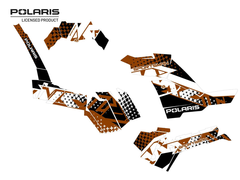 Chargez l&#39;image dans la visionneuse de la galerie, POLARIS 1000 SPORTSMAN XP S FOREST ATV STUN GRAPHIC KIT COPPER
