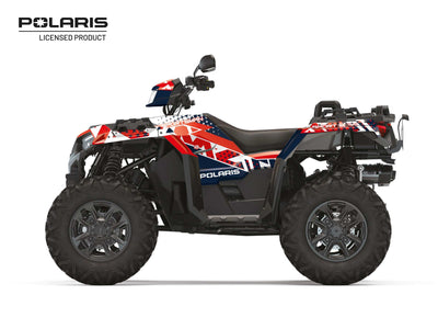 POLARIS 1000 SPORTSMAN XP S FOREST ATV STUN GRAPHIC KIT WHITE