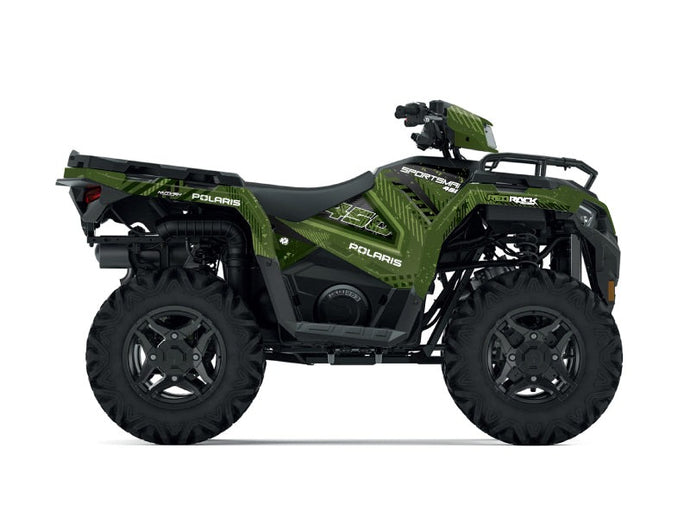 POLARIS 450 SPORTSMAN ATV REDROCK GRAPHIC KIT GREEN