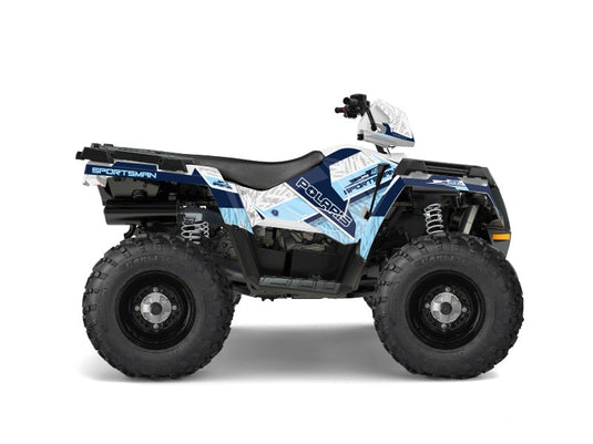 POLARIS 450 SPORTSMAN ATV SERIE GRAPHIC KIT BLANC