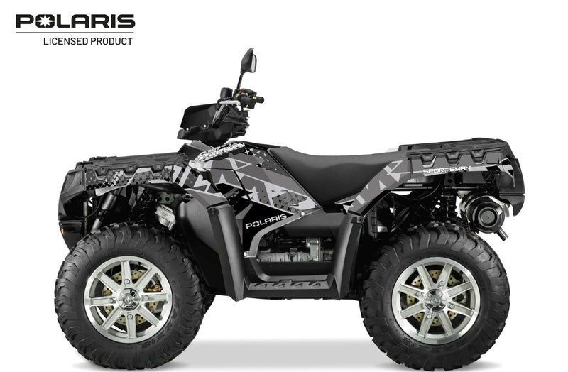 Chargez l&#39;image dans la visionneuse de la galerie, POLARIS 1000 XP SPORTSMAN TOURING ATV GRAPHIC KIT GREY
