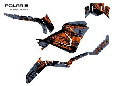 POLARIS 570 SPORTSMAN ATV CHASER GRAPHIC KIT BLUE