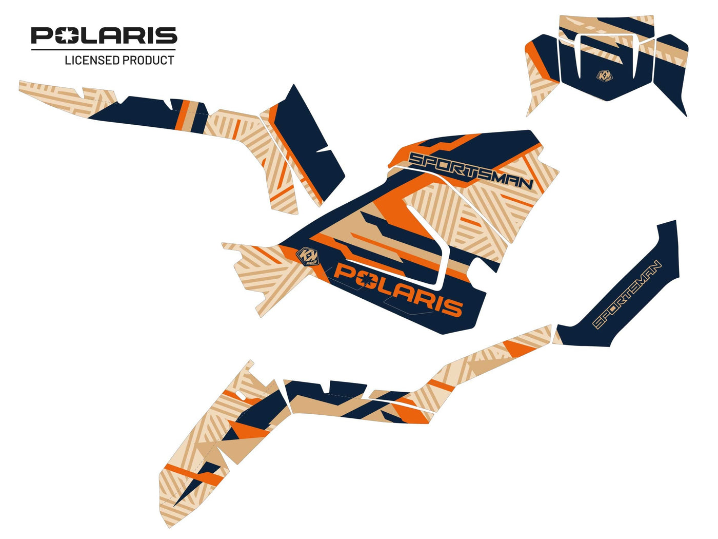 POLARIS 570 SPORTSMAN ATV EPIK GRAPHIC KIT SAND