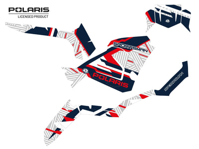 POLARIS 570 SPORTSMAN ATV EPIK GRAPHIC KIT WHITE