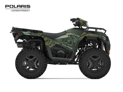POLARIS 570 SPORTSMAN ATV STUN GRAPHIC KIT GREEN