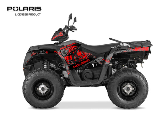 POLARIS 570 SPORTSMAN TOURING ATV CHASER GRAPHIC KIT BLACK