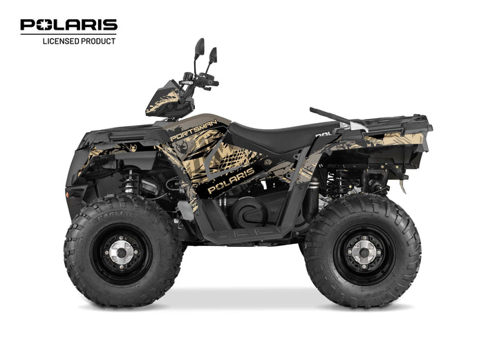 POLARIS 570 SPORTSMAN TOURING ATV CHASER GRAPHIC KIT BRONZE