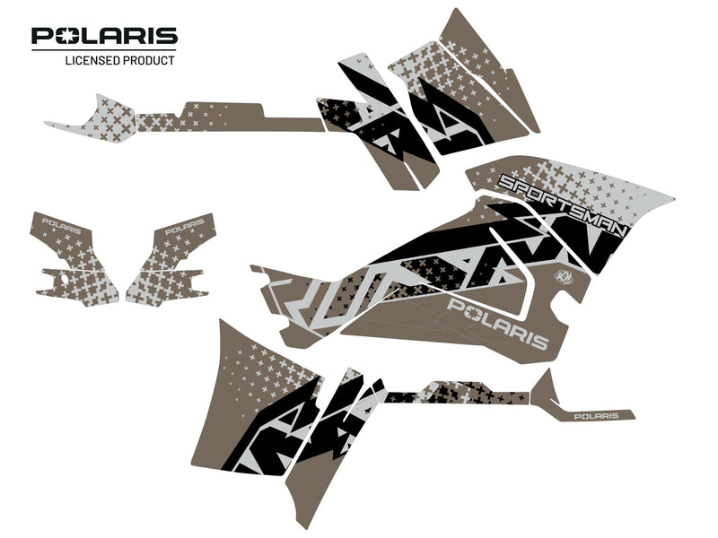 Load image into Gallery viewer, POLARIS 570 SPORTSMAN TOURING ATV GRAPHIC KIT BRONZE DECALS
