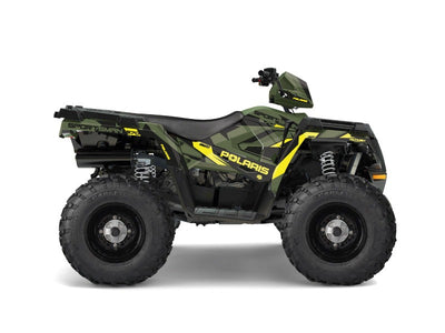 POLARIS 570 SPORTSMAN TOURING ATV HIDDEN GRAPHIC KIT GREEN YELLOW