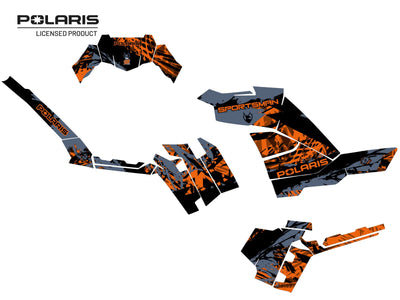 POLARIS 850 SPORTSMAN FOREST ATV CHASER GRAPHIC KIT BLUE