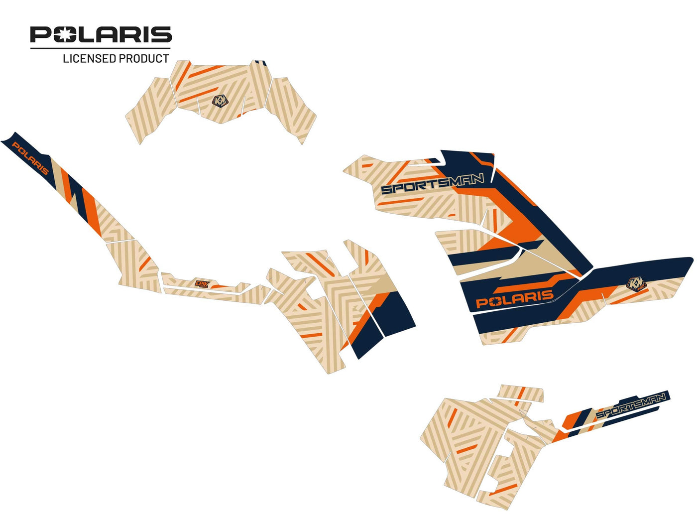 POLARIS 850 SPORTSMAN FOREST ATV EPIK GRAPHIC KIT SAND