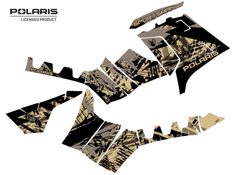 Laden Sie das Bild in Galerie -Viewer, POLARIS 850 SPORTSMAN TOURING ATV CHASER GRAPHIC KIT BRONZE
