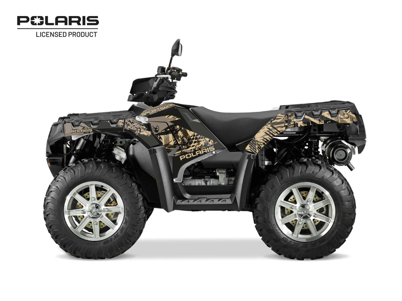 Laden Sie das Bild in Galerie -Viewer, POLARIS 850 SPORTSMAN TOURING ATV CHASER GRAPHIC KIT BRONZE
