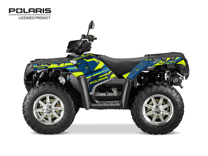 Chargez l&#39;image dans la visionneuse de la galerie, POLARIS 850 SPORTSMAN TOURING ATV EPIK GRAPHIC KIT BLUE
