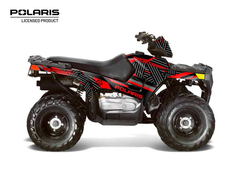 Chargez l&#39;image dans la visionneuse de la galerie, POLARIS 90 SPORTSMAN ATV EPIK GRAPHIC KIT BLACK
