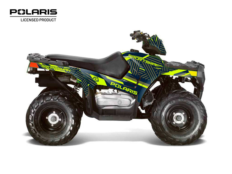 Laden Sie das Bild in Galerie -Viewer, POLARIS 90 SPORTSMAN ATV EPIK GRAPHIC KIT GREEN
