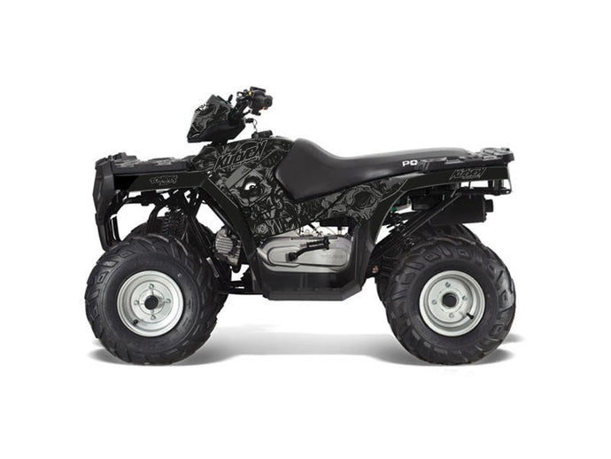 POLARIS 90 SPORTSMAN ATV ZOMBIES DARK GRAPHIC KIT BLACK