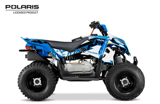 POLARIS-OUTLAW-110-ATV-DECALS-GRAPHIC-KIT-BLUE