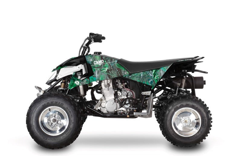 Load image into Gallery viewer, POLARIS-OUTLAW-450-ATV-CAMO-GRAPHIC-KIT-GREEN
