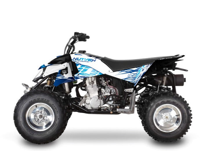 Load image into Gallery viewer, POLARIS OUTLAW 450 ATV ERASER GRAPHIC KIT BLUE

