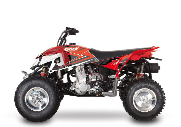 Laden Sie das Bild in Galerie -Viewer, POLARIS OUTLAW 450 ATV STAGE GRAPHIC KIT RED
