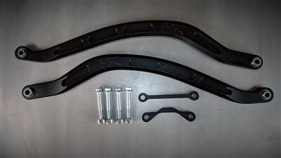 POLARIS RZR RS1 REAR LOWER MGC RADIUS RODS, BLACK MAGIC