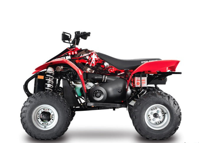 POLARIS SCRAMBLER 500 ATV FREEGUN GRAPHIC KIT