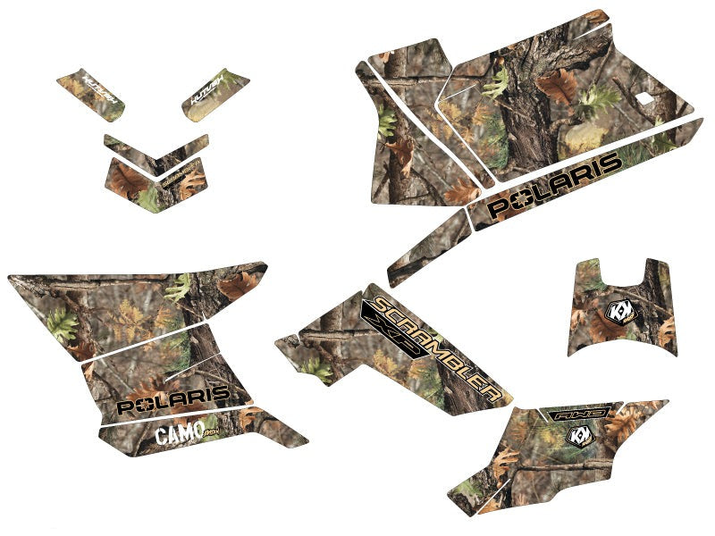 Load image into Gallery viewer, POLARIS SCRAMBLER 850-1000 XP ATV CAMO GRAPHIC KIT COLORS
