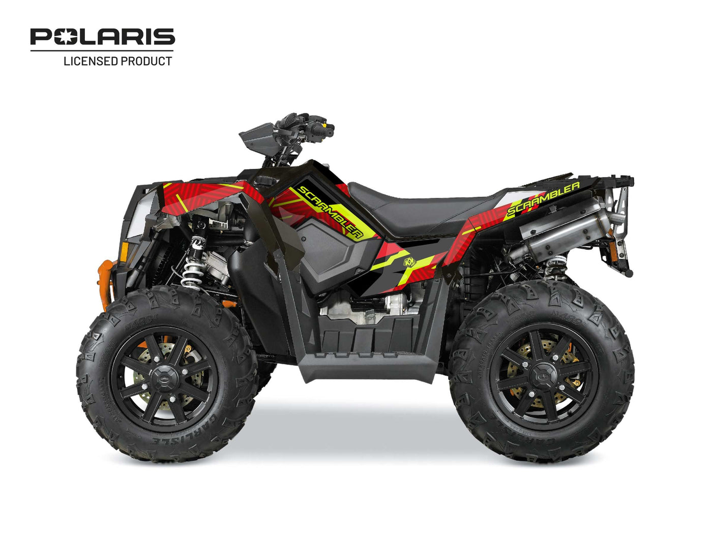 POLARIS SCRAMBLER 850-1000 XP ATV EPIK GRAPHIC KIT BLACK