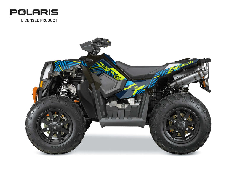 Laden Sie das Bild in Galerie -Viewer, POLARIS SCRAMBLER 850-1000 XP ATV EPIK GRAPHIC KIT BLUE
