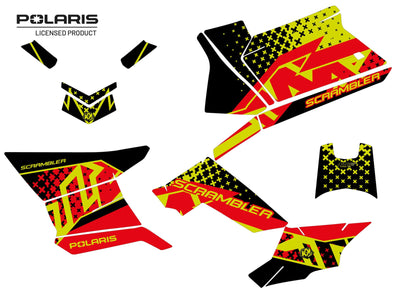 POLARIS-SCRAMBLER-850-1000-XP-ATV-GRAPHIC-KIT-BLACK-DECALS