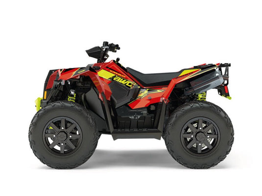 POLARIS-SCRAMBLER-850-1000-XP-ATV-VISOR-GRAPHIC-KIT-RED-YELLOW