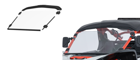POLYCARBONATE Front Windshield for Segway Villain SX10 ssv utv 