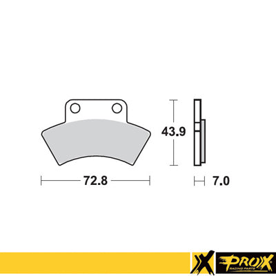 PROX BRAKE PADS KH232 POLARIS REAR